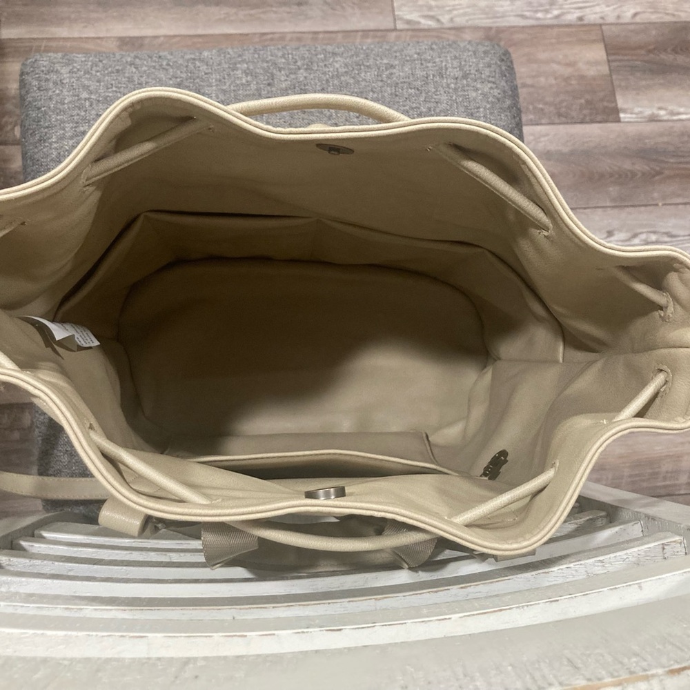 Fawn Design Cream Drawstring Backpack - Picture 6 of 11